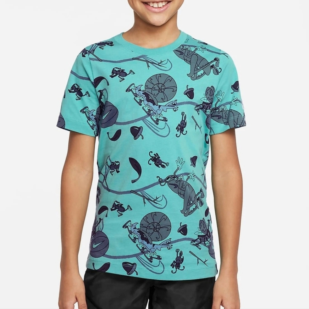 Nike Boys Short Sleeve Logo Tee